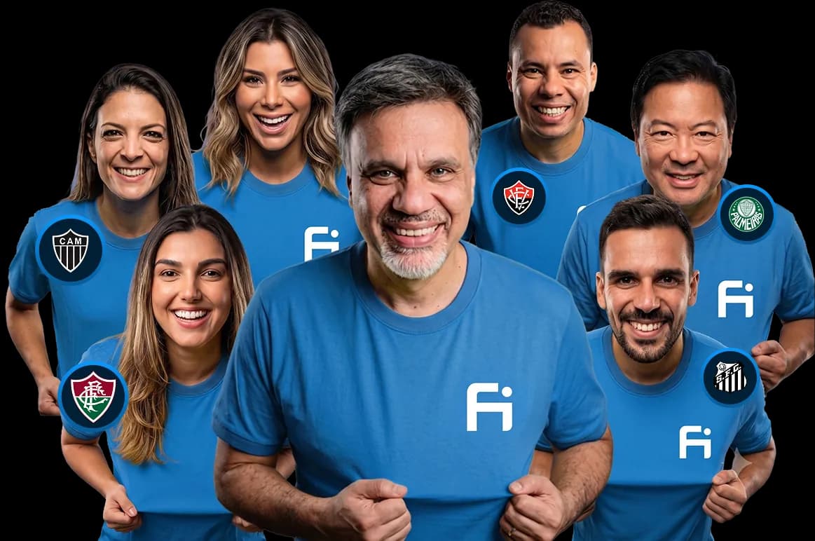 Time de mentores do Futebol Interativo